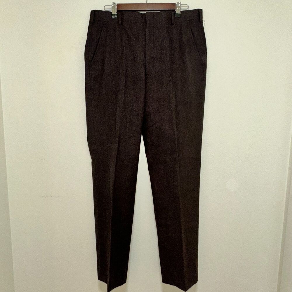 Hart Schaffner & Marx Men's‎ Pants Virgin Wool Straight Dress Casual Size 34